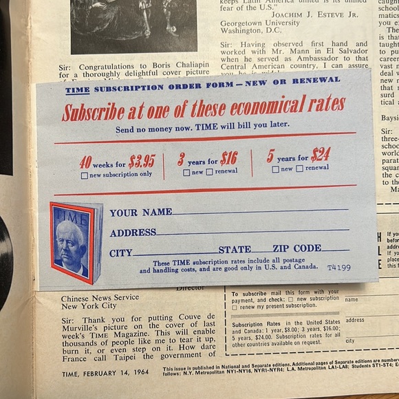 Time Magazine February 14, 1964 - Picture 7 of 7